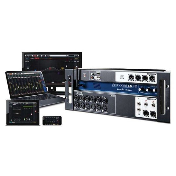 Mixer digital Soundcraft Ui16 wifi de formato compacto