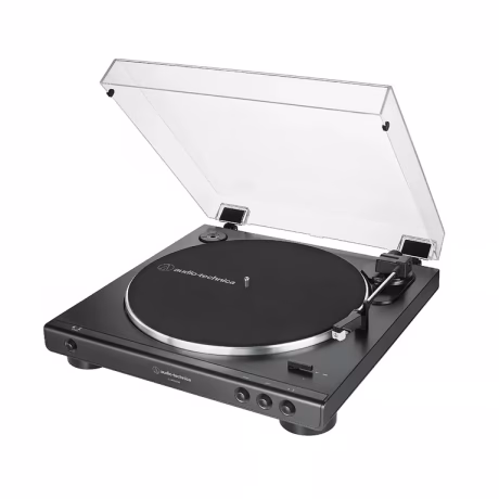 Tornamesa automática Audio-Technica AT-LP60X con tapa antipolvo