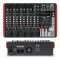 Consola potenciada Novik NVK 1200P USB con faders y reproductor MP3 con pantalla
