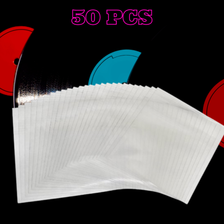 Pack de 50 bolsas exteriores brillantes para vinilos de 12 pulgadas