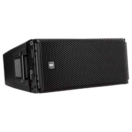 Módulo line array activo RCF HDL 30-A negro con gabinete compuesto reforzado