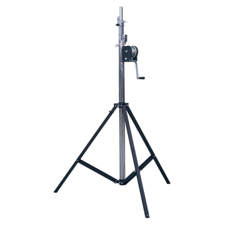 Atril con malacate ProDB DLC001 para iluminación, estructura de acero con base plegable