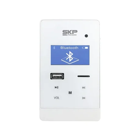 Amplificador de pared SKP PW 050BT con pantalla LCD y panel táctil
