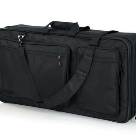 Mochila para controlador DJ Gator G-CLUB-CONTROL-27BP de nylon negro con detalles naranjos