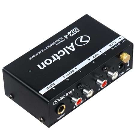Preamplificador phono Alctron MX4 compacto para tornamesa