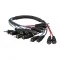 Cable multi RCA Reloop de 0,5 metros con 4 pares de conectores