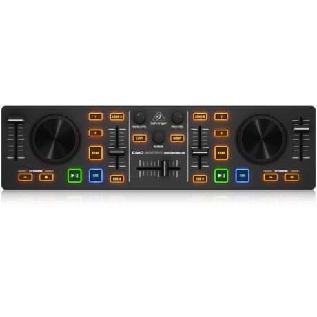 Controlador DJ compacto Behringer CMD MICRO con platos sensibles al tacto