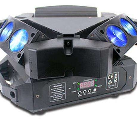 Efecto LED Eastman Kaos Spider Tri Spider con 9 LED RGBW
