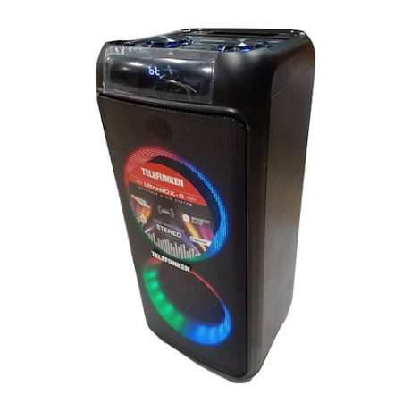 Parlante portátil con batería Telefunken DJ UltraBox 6 con luces RGB