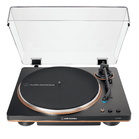 Giradiscos automático Audio-Technica AT-LP70X con brazo en J y chasis de tres piezas