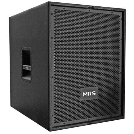 Subwoofer activo MRS H-118 P de 18 pulgadas con gabinete negro