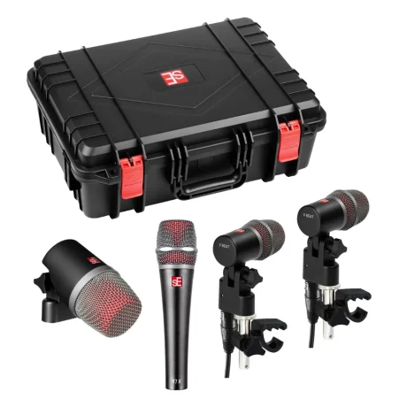 Set de micrófonos para batería sE Electronics V Pack Venue con estuche