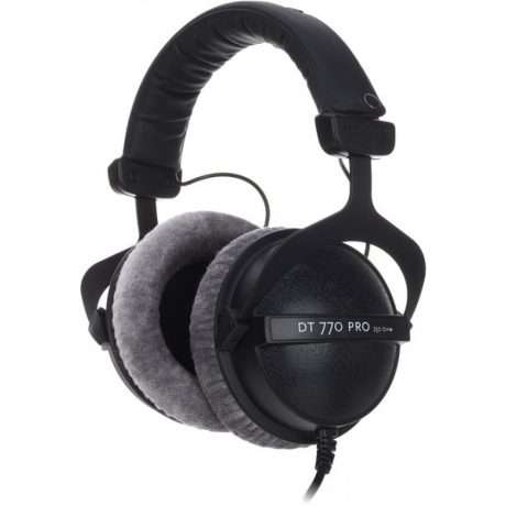 Audífonos de estudio cerrados Beyerdynamic DT 770 PRO 250 ohms con almohadillas de terciopelo