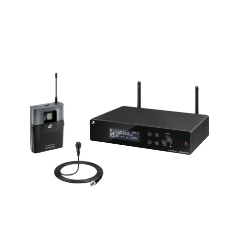 Sistema inalámbrico lavalier Sennheiser XSW 2-ME2 B con petaca y receptor metálico