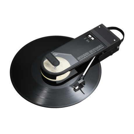 Tocadiscos portátil Audio-Technica AT-SB727 Sound Burger de diseño retro