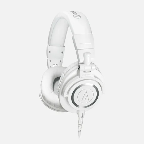 Audífonos de monitoreo blancos Audio-Technica ATH-M50x WH circumaurales