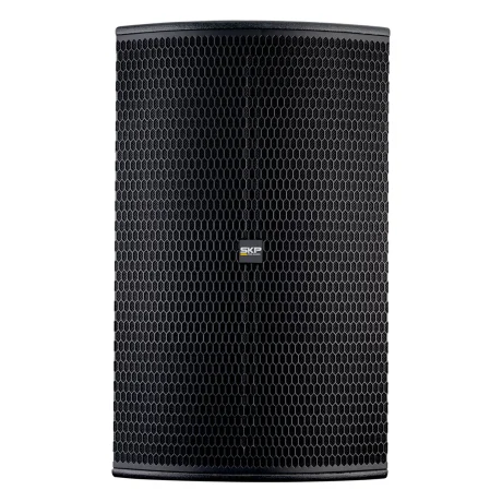 Parlante activo SKP QW15 de 15 pulgadas con caja de madera