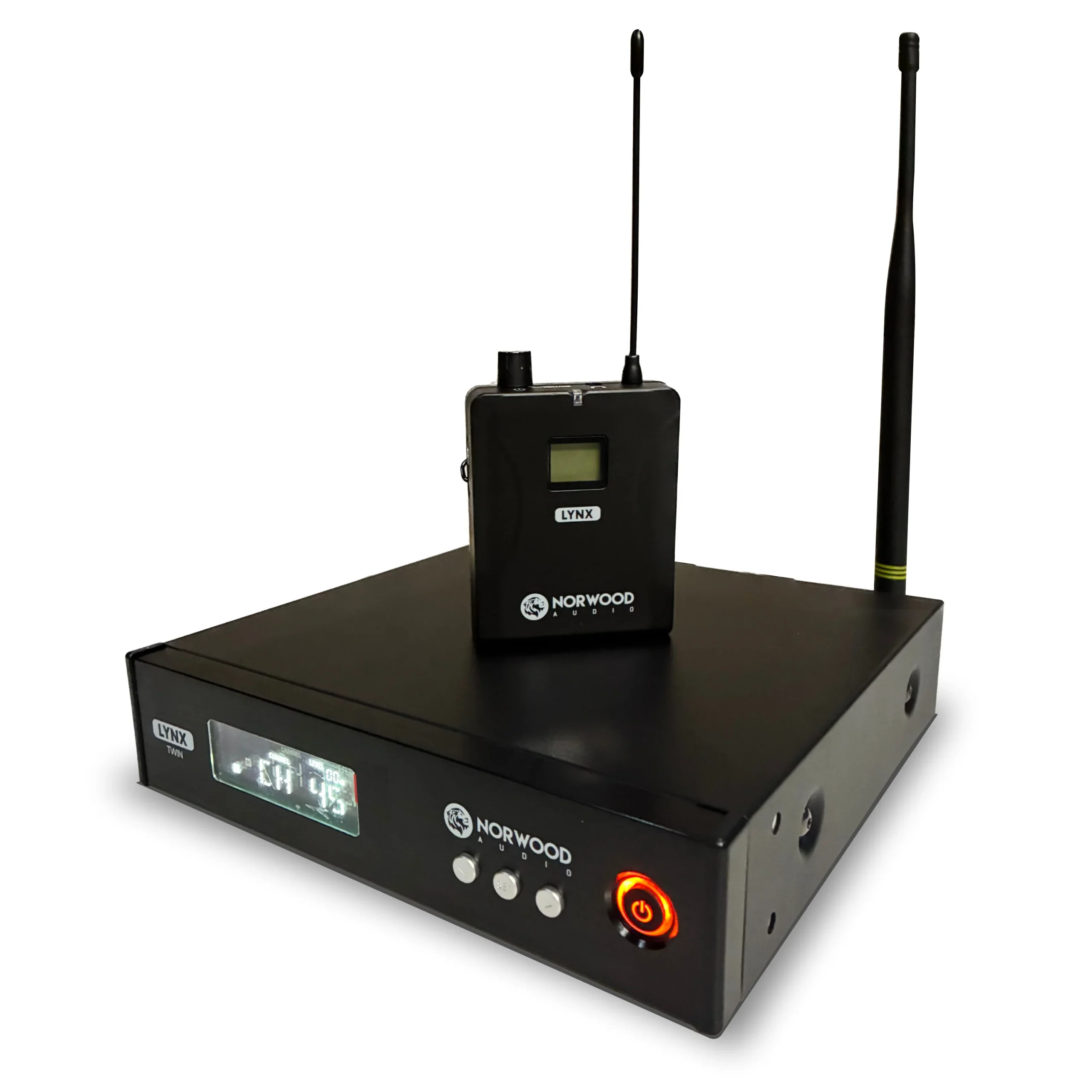 Sistema de monitoreo in ear inalámbrico Norwood LYNX150B con transmisor y bodypack