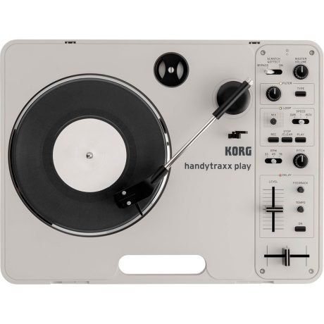 Equipo Korg Tornamesa portátil handytraxx Play con preamplificador