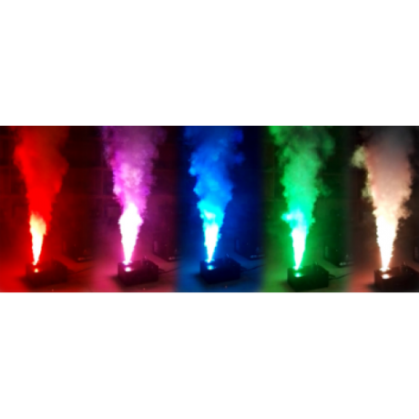 Equipo Maquina de humo con 3 led RGB 9 WATTS PURPURE LIGHT