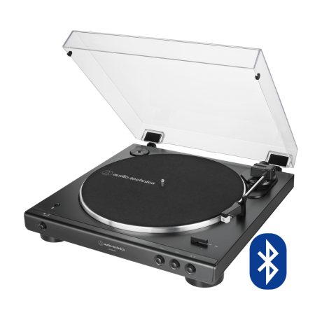 Tornamesa automática Audio-Technica AT-LP60XBT con Bluetooth y tapa antipolvo