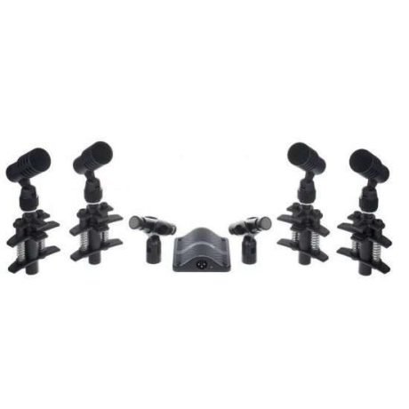 Set de micrófonos para batería Beyerdynamic TG Drum Set Pro M con bolsa y abrazaderas