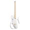 Guitarra de viaje Donner HUSH-I Pro blanca sin cabezal con funda