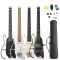 Guitarra eléctrica Donner HUSH X Pro sin cabezal con pantalla OLED