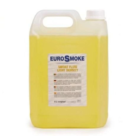 Bidón de líquido de humo liviano Eurosmoke Light color amarillo