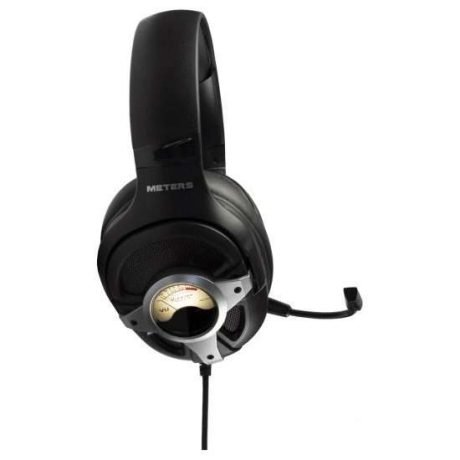 Audífonos gamer Meters LEVEL-UP-SIL con medidor VU y micrófono