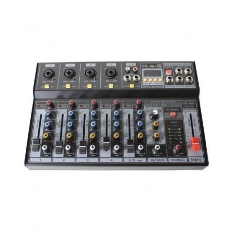 Consola análoga ProDB KG-P6 de 6 canales con tarjeta de sonido