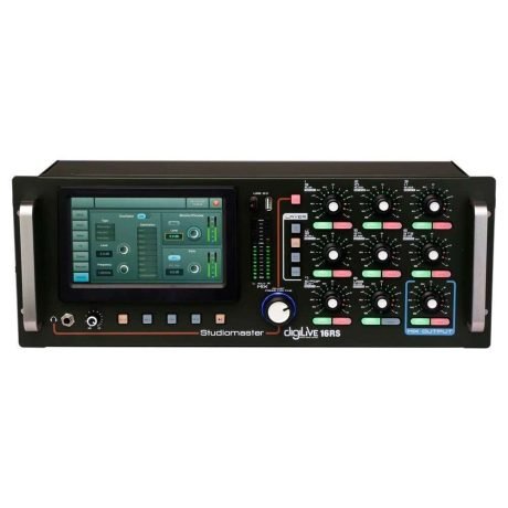 Consola digital de rack Studiomaster DigiLive 16RS con pantalla táctil