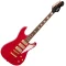 Guitarra eléctrica Vintage Joe Doe Gas Jockey roja de diseño retro