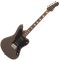 Guitarra eléctrica offset Vintage V65 Satin Grey con clavijero a juego