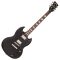 Guitarra eléctrica Vintage V69 Coaster Gloss Black con herrajes cromados