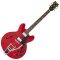 Guitarra eléctrica semihueca Vintage VSA500 Cherry Red