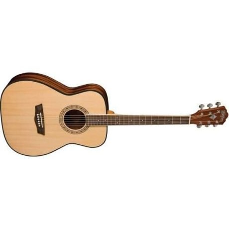 Guitarra acústica Washburn AF5K Apprentice color natural con cuerpo folk