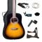Pack de guitarra acústica Washburn George Limited dreadnought con accesorios