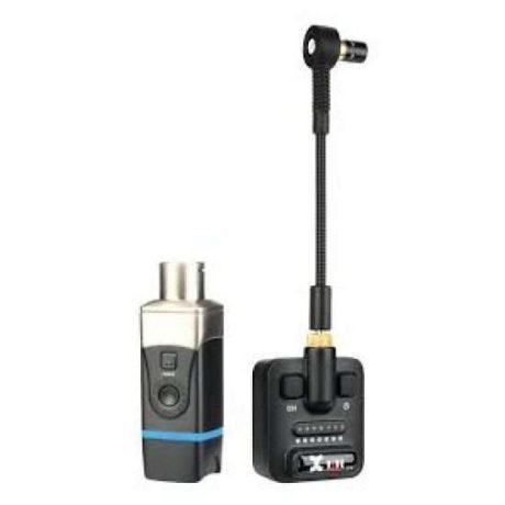 Micrófono inalámbrico para violín Xvive U9 Black con clip y cuello de ganso
