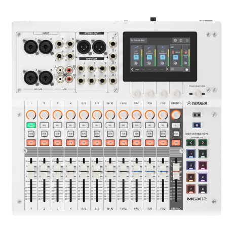 Producto Yamaha MGX12 White Digital 18 canales