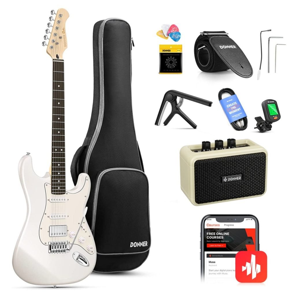 Donner DMT-100W Con Case - Guitarra Eléctrica
