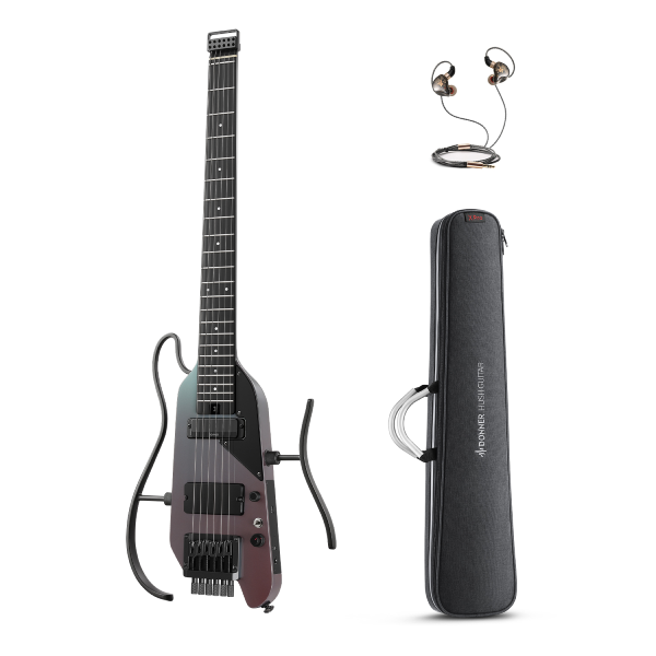 Audio profesional Donner HUSH X PRO Guitarra de viaje versátil