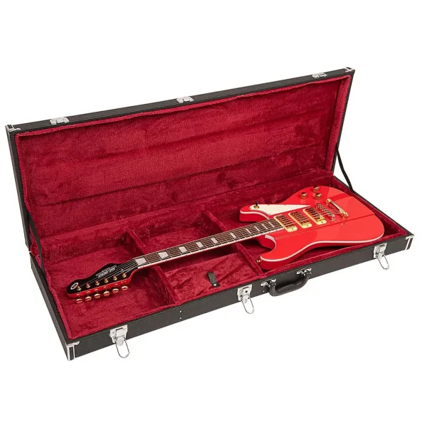 Audio profesional Vintage Joe Doe Gas Jockey Gas Pump Red Con Case – Guitarra Eléctrica