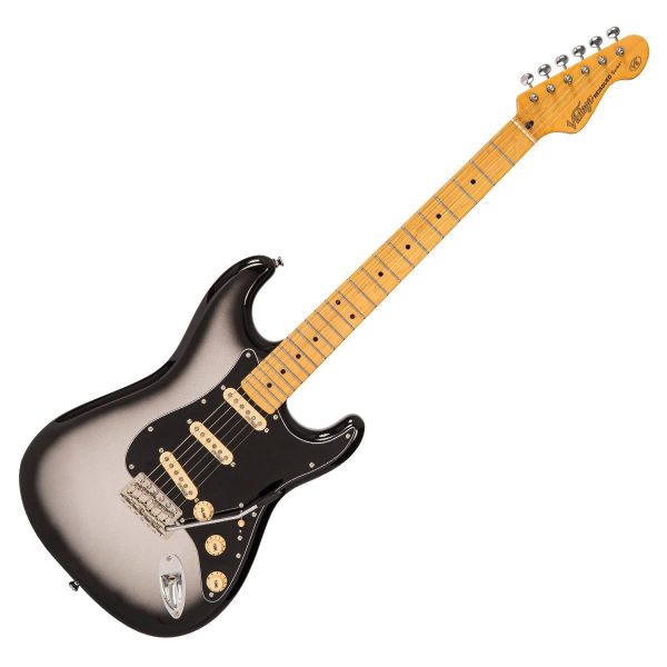Audio profesional VINTAGE V6 ELECTRIC GUITAR – SILVER BURST