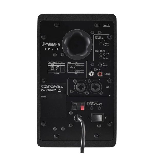 Audio profesional Yamaha Par de monitores estudio activo 3,5" HS3 -