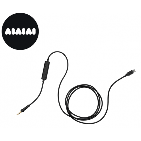 Cable AIAIAI C14 recto de 1,2 m con micrófono y conector Lightning