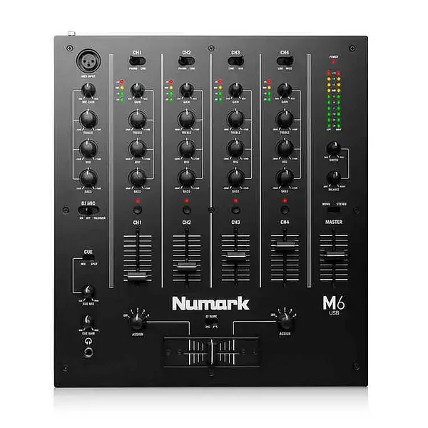 Consola Numark M6Usb - Mezclador 4 Canales Para Djs