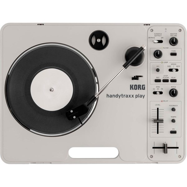Equipo Korg Tornamesa portátil handytraxx Play con preamplificador