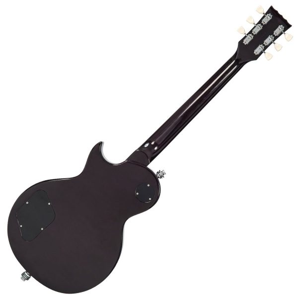 Equipo Vintage V100 Purple Flamed Con Puente Bigsby