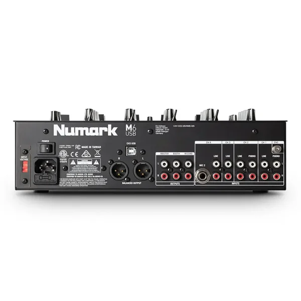 Numark M6Usb - Mezclador 4 Canales Para Djs Mezcladora